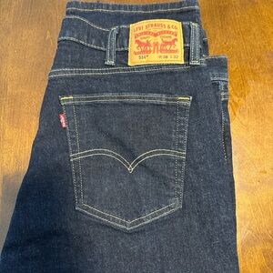 Levi's Dark Blue Slim Straight Jeans